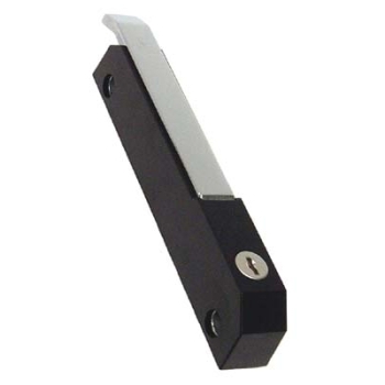 Kantenverschluss 6188 Kunststoff schwarz / verchromt - PAB