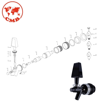 Ersatzteile für AFG Kompensatorschankhahn SK 168.002 Standard