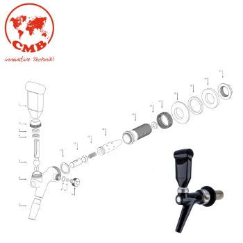 Ersatzteile für AFG Kompensatorschankhahn SK 168.002 Speedy