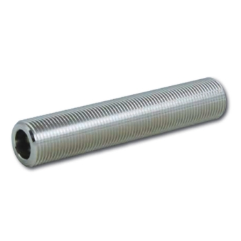 5/8" Durchgangsstutzen aus vernickeltem Messing, NW 10 mm