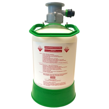 5 Liter Reinigungscontainer mit einem Anschlussfitting