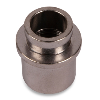 Gewindetülle 1/4″ BSP IG, Messing vernickelt