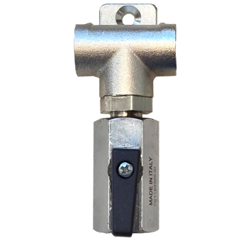 Wandverteiler mit Absperrventil 3 x 1/4