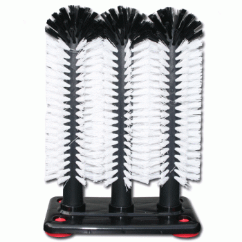 3-teilige Gläserspülbürste 25 cm