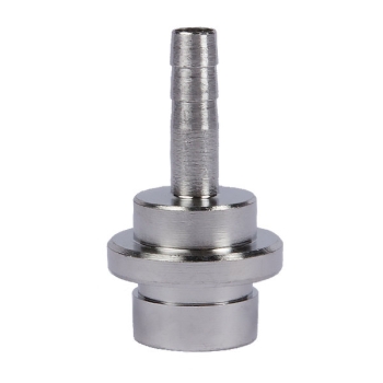 Gerade Schlauchtülle mit Bund und Ansatz aus Messing - 2,8 mm