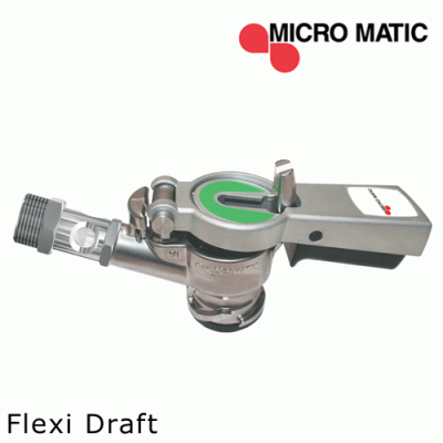 Flexi Draft Zapfkopf D Draft System von Micro Matic