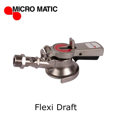 Flexi Draft Zapfkopf Typ  A Flachzapfkopf von Micro Matic