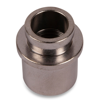 Gewindetülle 1/4″ BSP IG, Messing vernickelt