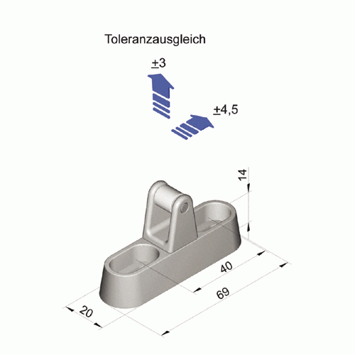 Kühlschrankschloss 6201 Duplo