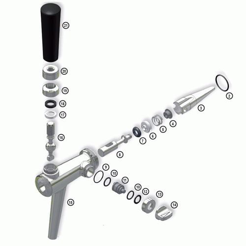 Micro Matic C-Tap Sprengzeichnung