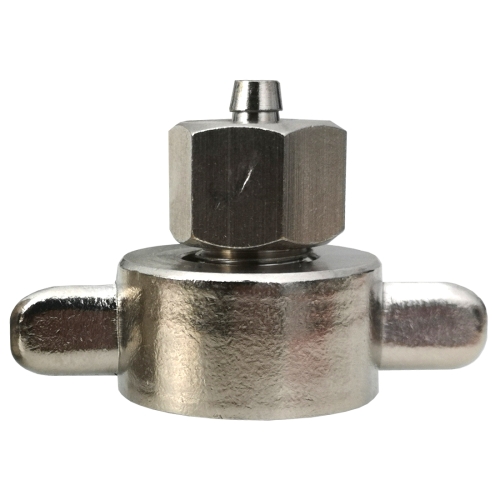 4 mm Quetschverschraubung mit Flügelmuter